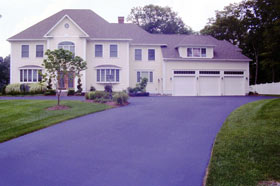 large home driveway