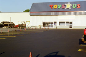 Toys R Us parking lot